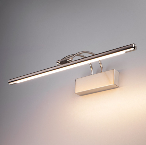 Светильник для картин и зеркал Elektrostandard Simple LED никель 3000К (MRL LED 10W 1011 IP20)