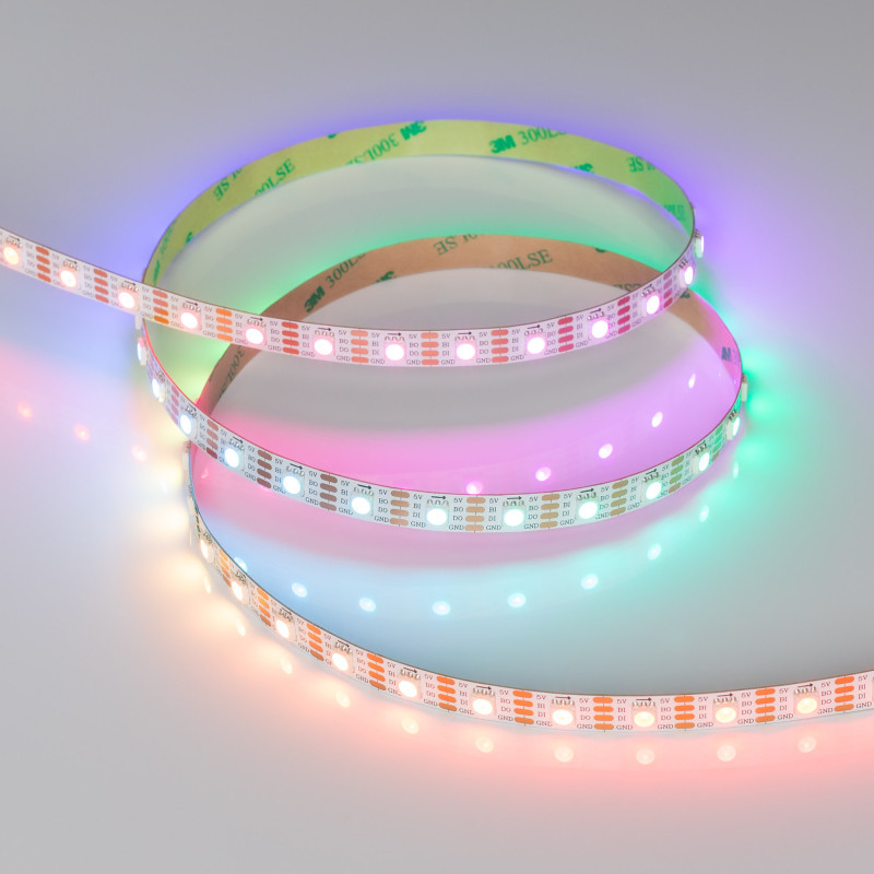 Лента Arlight SPI-B60-10mm 5060 037855 60W 5V 700lm RGB IP20