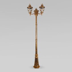 Садово-парковый светильник Elektrostandard Diadema F/3 (GLYF-8046F/3) черное золото