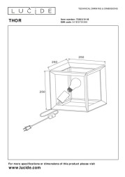 Настольная лампа LUCIDE THOR 73502/01/15