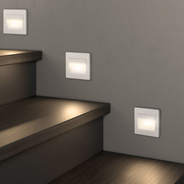 Подсветка ступеней лестницы Denkirs Odder DK3050-WH