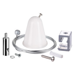 Подвесной комплект для трековых светильников Novotech track White трехжильный 135022