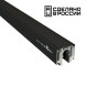 Встраиваемый шинопровод в натяжной потолок Novotech Flum Track Black 135129