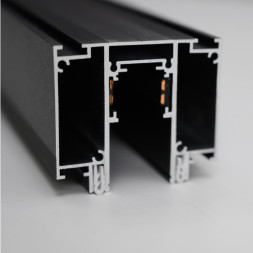 Встраиваемый шинопровод в натяжной потолок Novotech Flum Track Black 135129