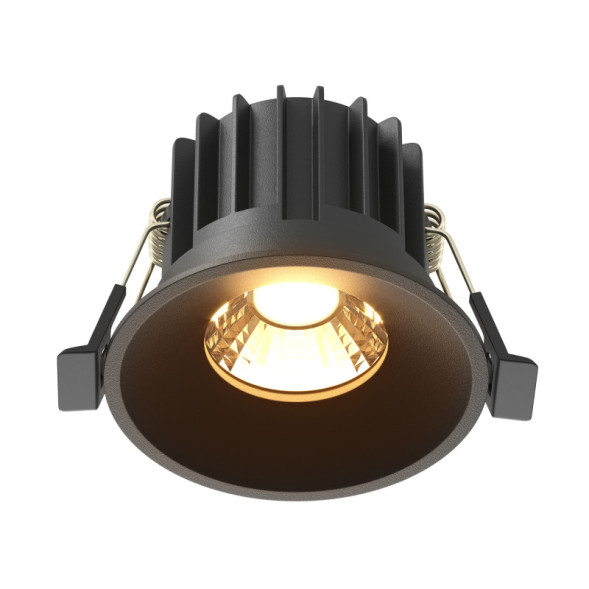 Встраиваемый светильник Maytoni Technical DL058-12W2.7K-B ROUND