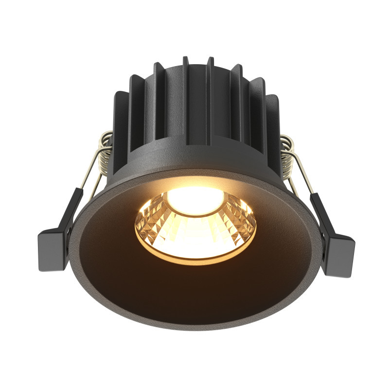 Встраиваемый светильник Maytoni Technical DL058-12W2.7K-B ROUND