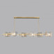 Люстра на штанге iLamp DALLAS 2078-6L BR