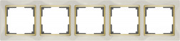 Рамка Werkel WL03-Frame-05-ivory-GD (слоновая кость/золото)