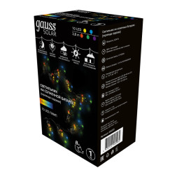 Светодиодная гирлянда Gauss SOLAR GS035