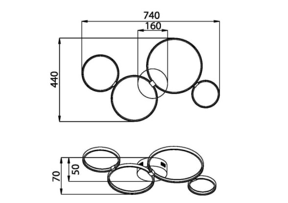 Потолочная люстра Maytoni Olympia MOD448CL-L35WK