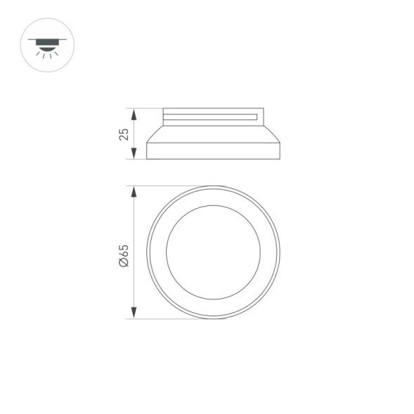 Декоративная вставка Arlight SP-POLO 022650