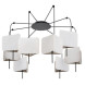 Подвесная люстра A7084SP-8BK ARTE Lamp trixie