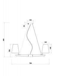 Подвесная люстра Freya Arellano FR8019PL-06W