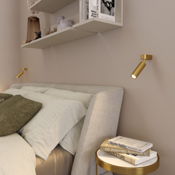 Спот Eurosvet Pitch 20143/1 LED латунь