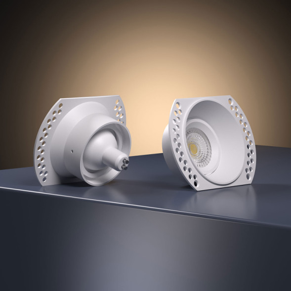 Встраиваемый точечный светильник Elektrostandard 25018/01 GU10 белый