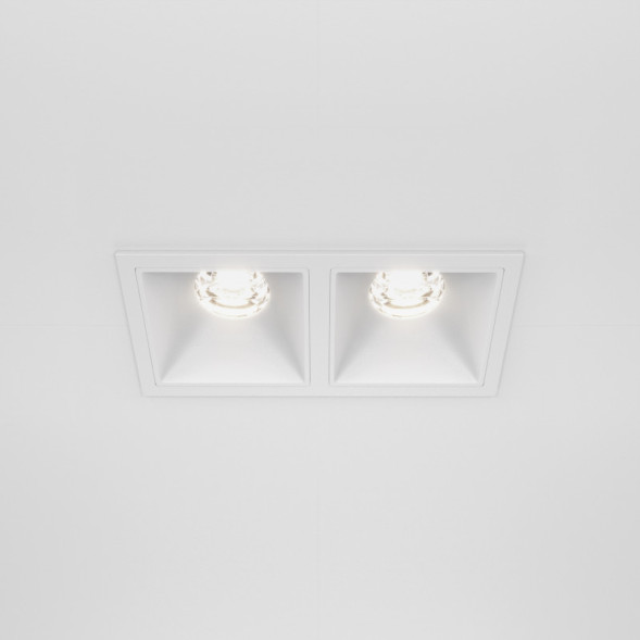 Встраиваемый точечный светильник Maytoni Technical Alfa LED DL043-02-10W4K-SQ-W