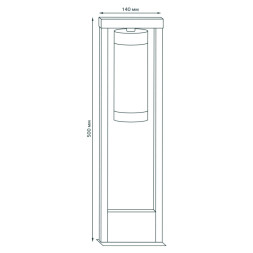Садово-парковый светильник Gauss Clio GD019