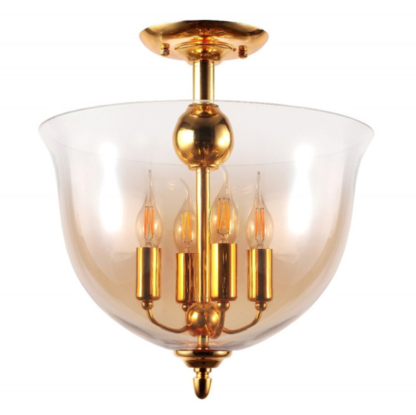 Люстра на штанге Crystal Lux ATLAS ATLAS PL4 GOLD