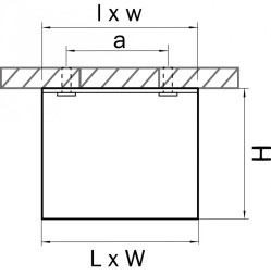 Точечный влагозащищенный светильник Lightstar Monocco 052316