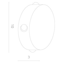Бра ARTE Lamp TAMBURELLO A1525AP-1WH