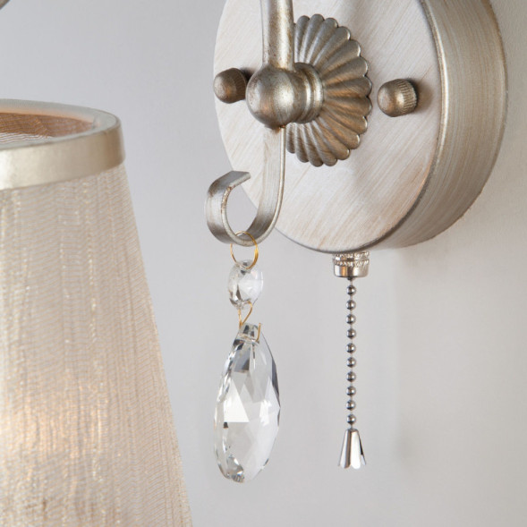 Бра Eurosvet Liona 60065/1 серебро