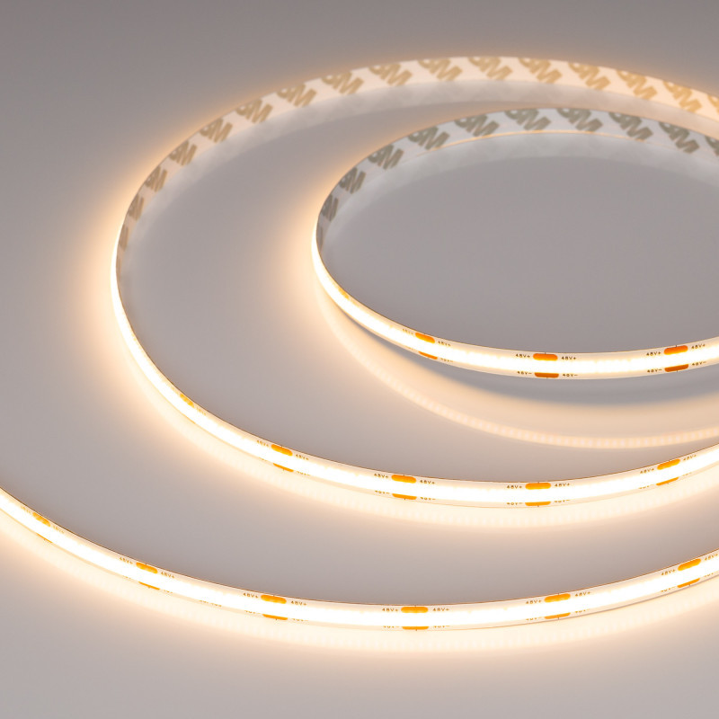 Лента Arlight COB-X480-8mm 043261 500W 48V белый (теплый) IP20