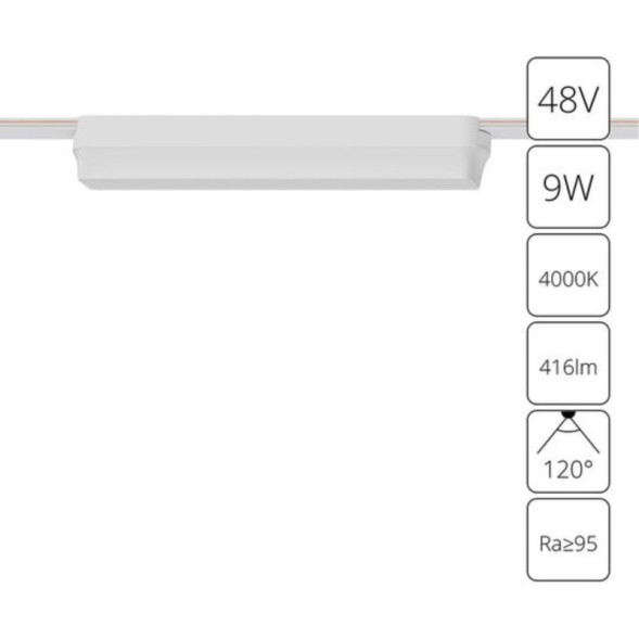 Магнитный трековый светильник ARTE Lamp RAPID A6153PL-1WH