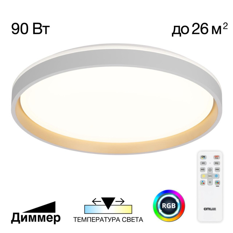 Потолочный светильник Citilux CL753510G ENZO