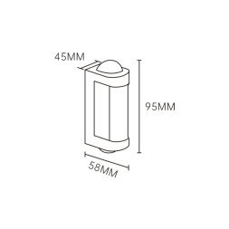 Уличный настенный светильник Escada 30006W/01LED