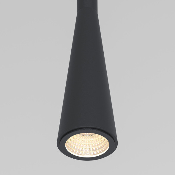 Подвесной светильник Elektrostandard 50312 LED 7W 3000K черный Vist