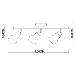 Спот Escada CARLO 593/3