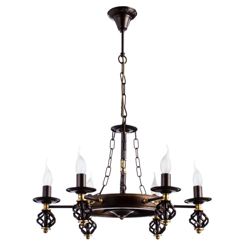 Подвесная люстра ARTE Lamp Cartwheel A4550LM-6CK