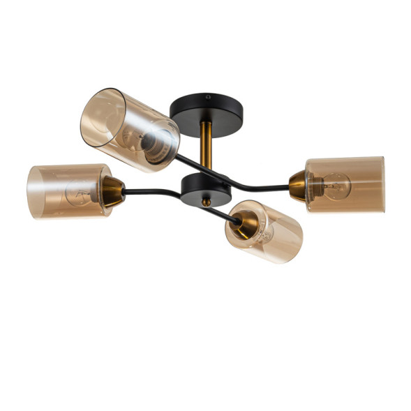 Люстра на штанге Escada Vertigo 1131/4P Black/Gold