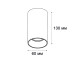 Точечный накладной светильник ITALLINE IT02-019 black 3000K