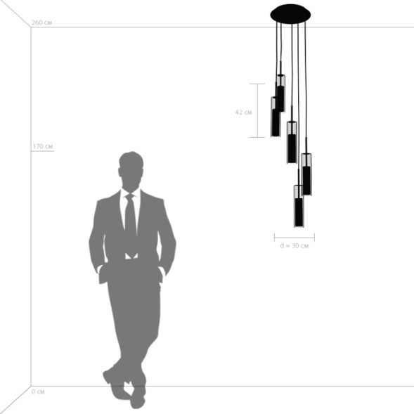 Каскадная люстра Lightstar Cilino 756052