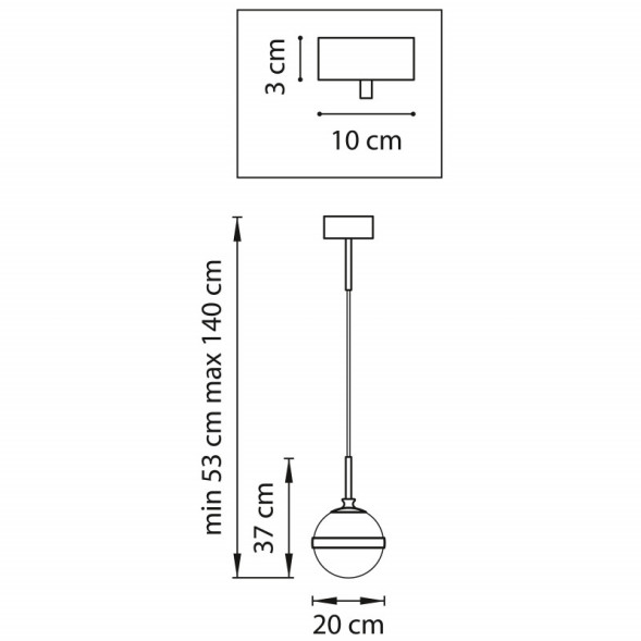 Подвесной светильник Lightstar GLOBO 813111
