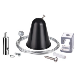 Подвесной комплект для трековых светильников Novotech Track Black трехжильный 135023