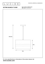 Подвесной светильник LUCIDE EXTRAVAGANZA TUSSE 10409/01/33
