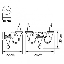Бра Lightstar SERPENTE 703624