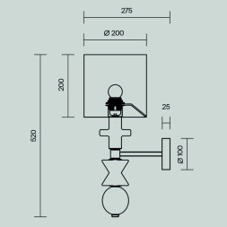 Детское бра Maytoni Comforty MOD298WL-01W
