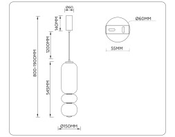 Подвесной светильник LH11033 Ambrella Light HIGH LIGHT