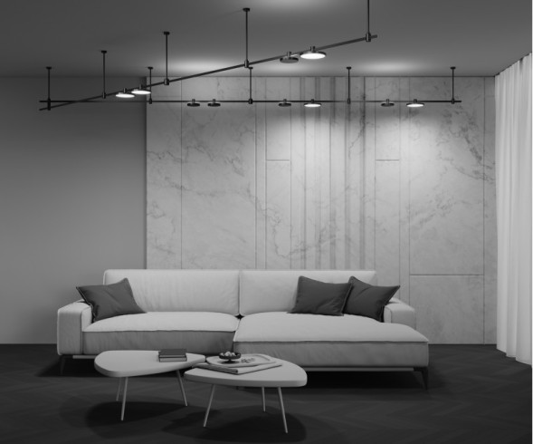 Магнитный трековый светильник Maytoni Technical PLATO TR153-1-10W3K-B