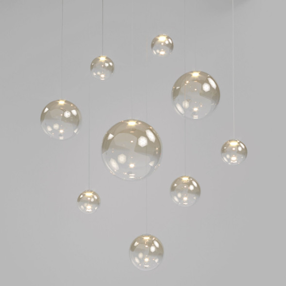 Подвесной светильник Eurosvet Wonder 50230/1 LED янтарный