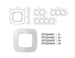 Рамка Ambrella Volt OF320404 OMEGA Radian