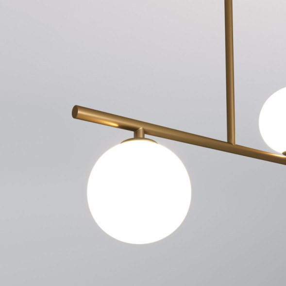 Люстра на штанге Eurosvet FREDO 70136/4 латунь