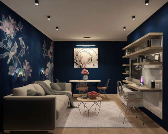 Накладной точечный светильник Denkirs Ribe DK4016-BK