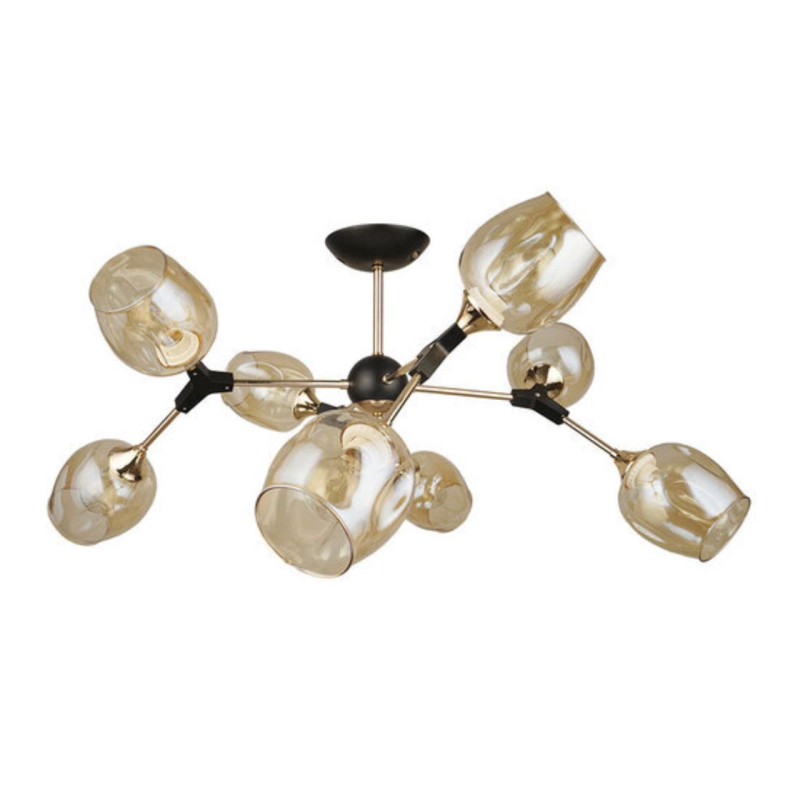 Люстра на штанге ARTE Lamp A4211PL-8BK SEPPIA