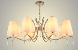 Подвесная люстра Crystal Lux Renata RENATA SP8 GOLD