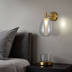 Бра Eurosvet 60175/1 латунь MAGMA