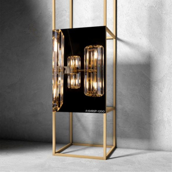 Подвесная люстра ARTE Lamp SANTORINI A1049SP-12GO